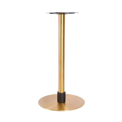 Atlas Black Brass Table Base Defrae Contract Furniture