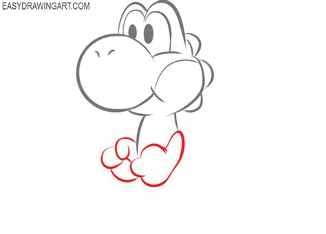 How to Draw Yoshi - Easy Drawing Art