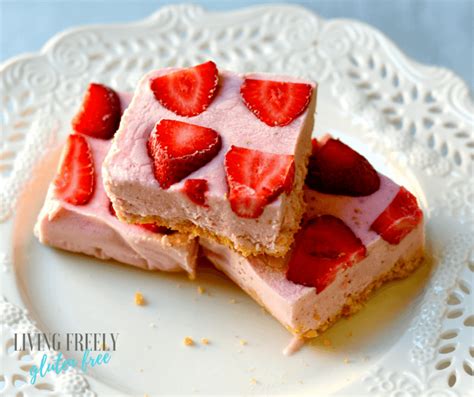 No Bake Vegan Strawberry Cheesecake Bars Recipe Cart