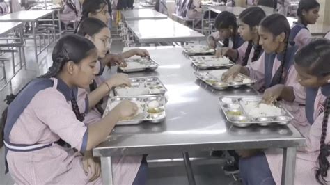 Telangana Govt Provides Mid Day Meal Scheme At TMREIS In Hyderabad