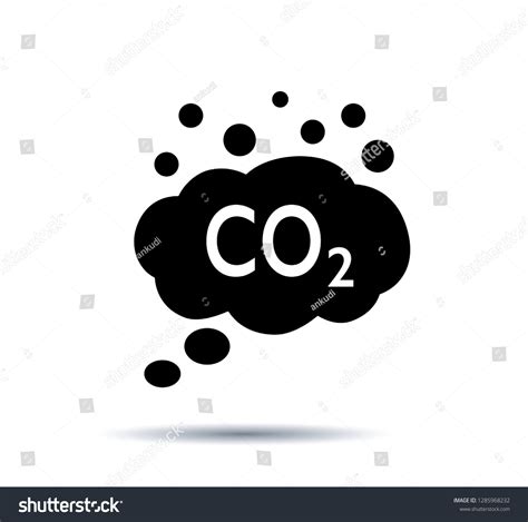 Co2 Emissions Icons Vector Stock Vector Royalty Free 1285968232