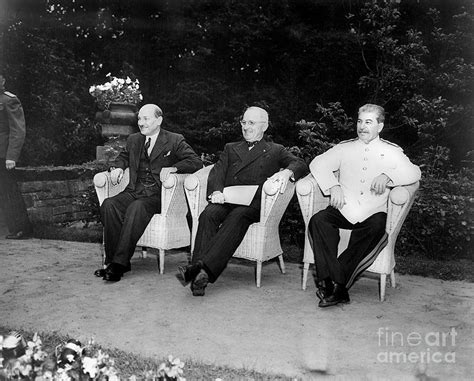 Potsdam Conference 1945 Photograph By Granger Fine Art America