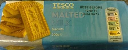 Tesco Malted Milk Biscuits