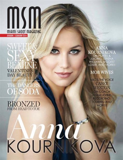 Anna Kournikova - MIAMI SHOOT Magazine - Jan/Feb 2014 Issue • CelebMafia