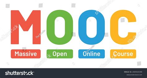 Mooc Text Banner Isolated On White Stock Vector (Royalty Free ...