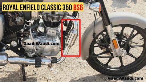 Live Photos Bs6 Royal Enfield Classic 350 Gunmetal Grey Spotted Maxabout News