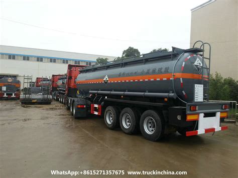 Wholesale 6000usg 10000usg Dilute Sulfuric Acid Tanker 3 Axles Chemical Liquid Hcl Hf Naoh