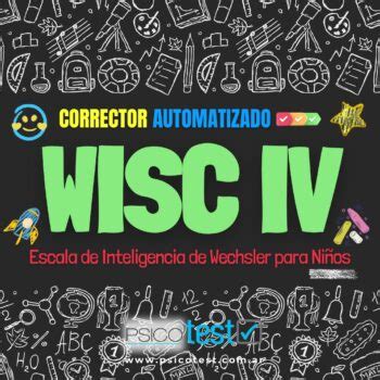 Corrector WISC IV Escala de Inteligencia de Wechsler para Niños