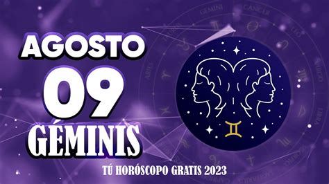 GÉminis ♊ 😲 Ya Conoces Lo Que Viene Horoscopo De Hoy 9 De Agosto 2023🔮 Horoscopo Diario Youtube