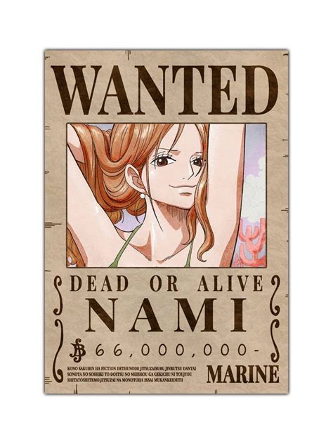 Nami Wanted Poster HD