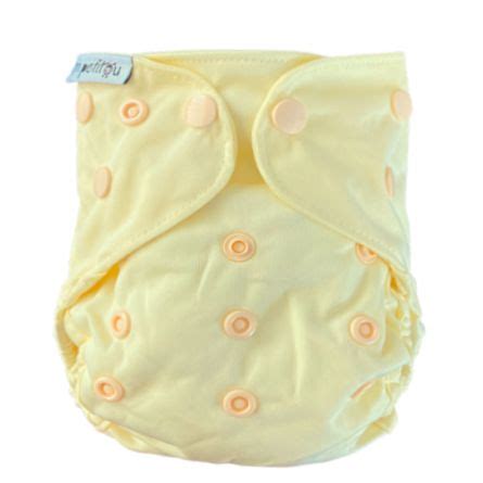 Couche Lavable Newborn Monpetitou Jaune Poussin