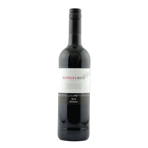 Riddle Creek Reserve Shiraz 750ml Villa Market