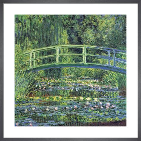 Water Lily Pond, 1899 (blue) Art Print by Claude Monet | King & McGaw