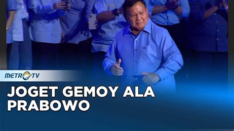 Prabowo Kembali Berjoget Gemoy Di Acara Waktunya Indonesia Maju YouTube