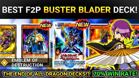 Buster Blader Arrives In Rush Duel Best F2p Buster Blader Deck