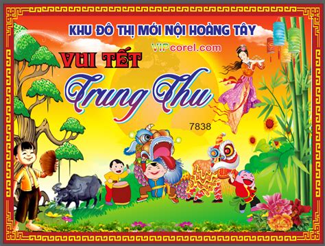 Backdrop vui tết trung thu - chú cuội - chị hằng 2023 | Download file ...