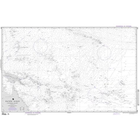 Nautical Chart Nga 526 Pacific Ocean Central Part