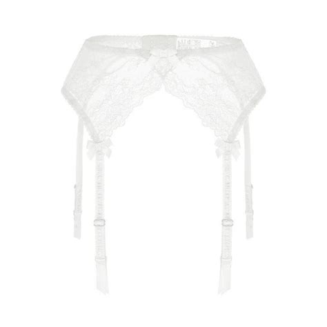 Sexy See Through Garter Belt Stocking Clip Lace Girdle Lingerie Sets