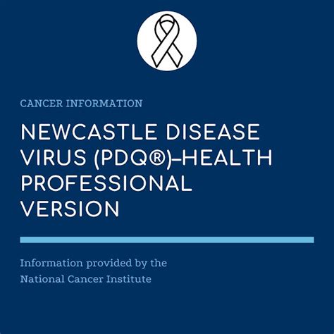 Newcastle Disease Virus Pdq® Health Professional Version National Cancer Institute Nci