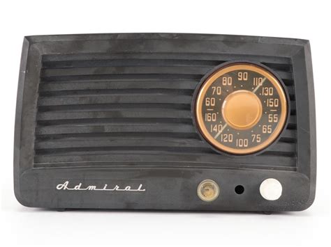 Zenith Consoletone And Admiral Bakelite Radios With Ge Transistor