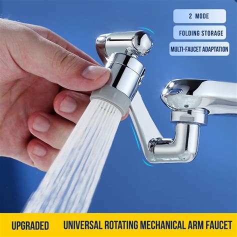 Metal Copper Universal Rotating Faucet Extender Splash Filter