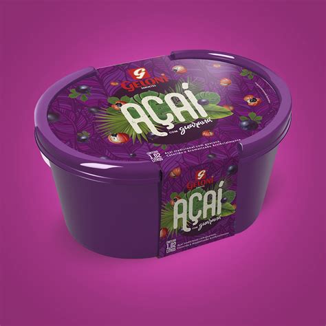 Açaí Tradicional 1 02 Litros Geloni Sorvetes