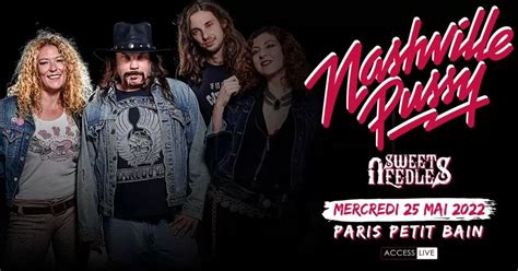 Concert Nashville Pussy Paris Le Petit Bain France