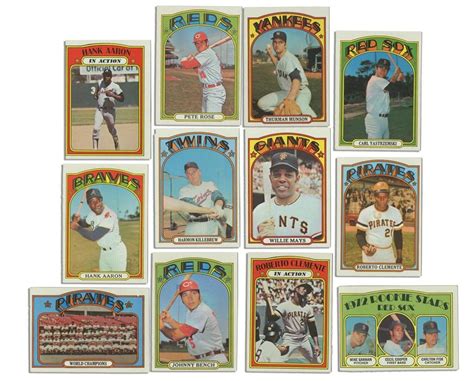 1972 Topps Baseball Card Set