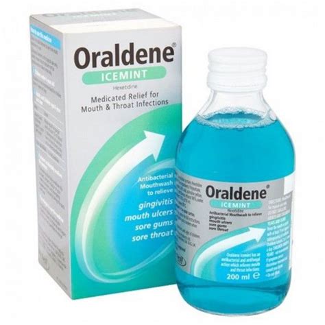 Oraldene Icemint W V Gargle Mouthwash Hexetidine Ml Healthwise