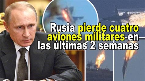 Rusia pierde 4 aviones militares en las últimas 2 semanas Noticia de