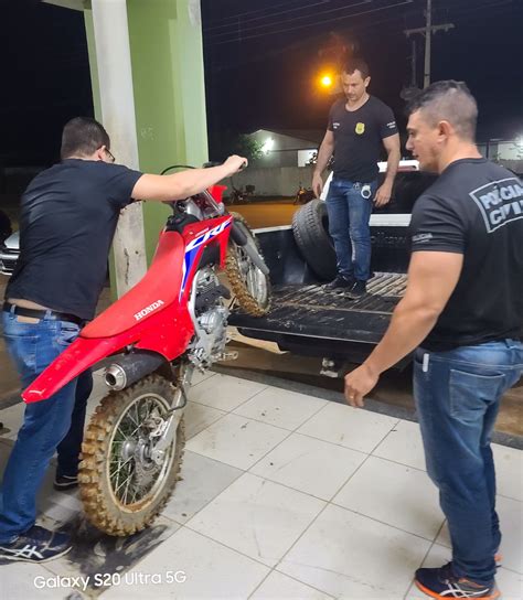 Pol Cia Recupera Motos Que Haviam Sido Furtadas Em Loja Da Honda No