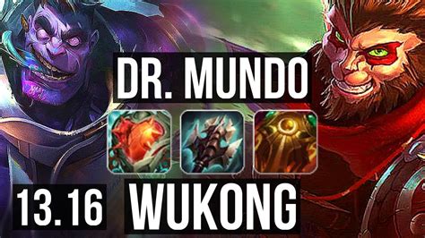 DR MUNDO Vs WUKONG JNG 9 1 6 1 2M Mastery 500 Games NA Master