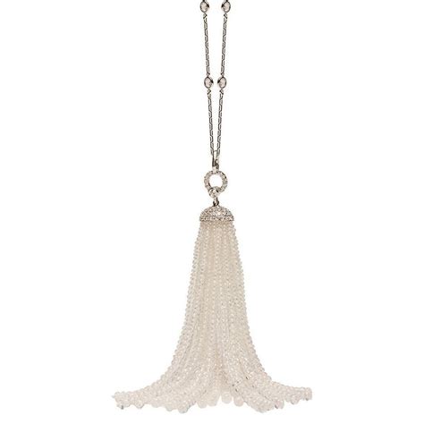 Goshwara Diamond Tassel Necklace - Meghan's Mirror