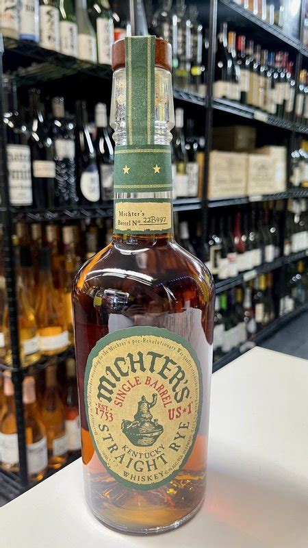 Michters Us Single Barrel Straight Rye Ml Divino