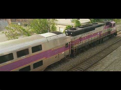 MBTA Commuter Rail Heading To North Station From Beverly YouTube