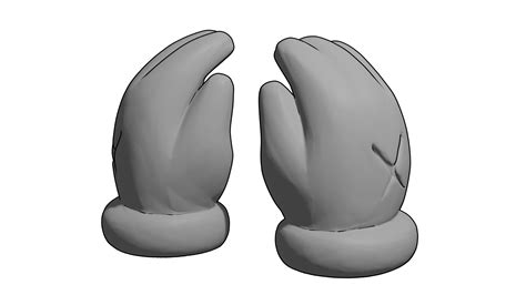 STL file Hands Kaws 🤲 ・Model to download and 3D print・Cults