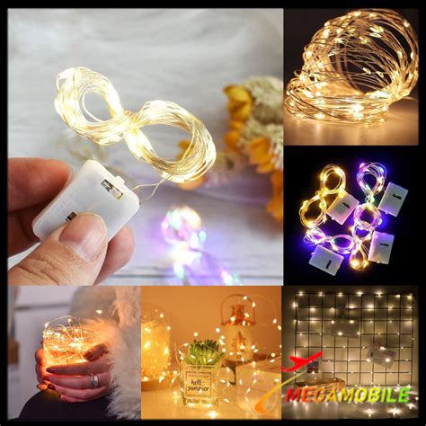 Jual MM Lampu Tumblr Kawat Mini 1 Meter Lampu Hias Dekorasi Gift Box