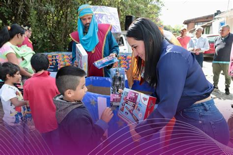 Michelle Núñez lleva alegría y Juguetes a miles de niños y niñas de