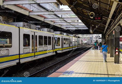 Lrt Station In Manila Philippines Editorial Stock Image Image Of