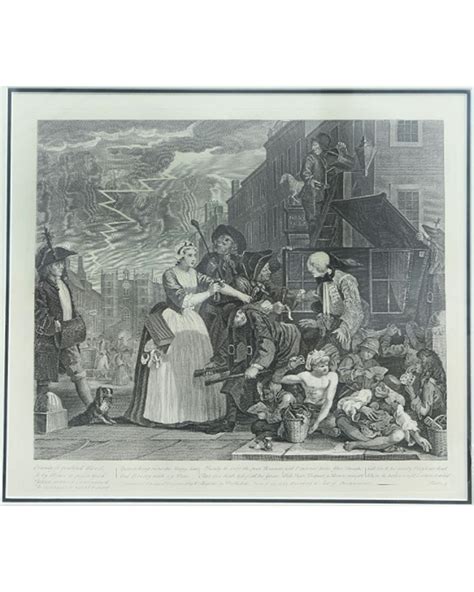 William Hogarth A Rakes Progress Plate 4 The Arrest Etsy