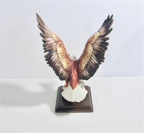 Giuseppe Armani Eagle On Snow Statue 175c Made In Italy Etsy