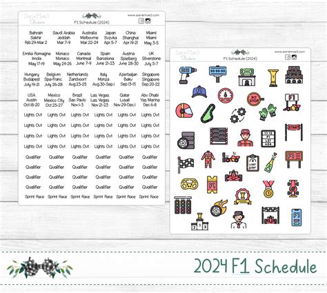 F1 (Formula 1) Schedule 2024 – SarieMae3