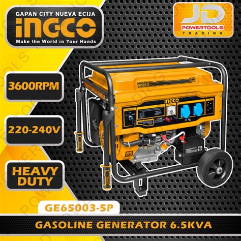 Ingco Ge P Gasoline Generator Kva L Lazada Ph