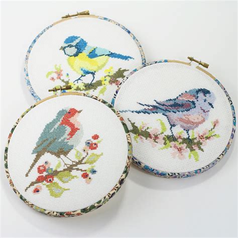 British Garden Bird Cross Stitch Kits – StitchKits Crafts