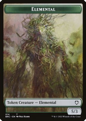 Mtgnexus Elemental From The Brothers War Commander Tokens