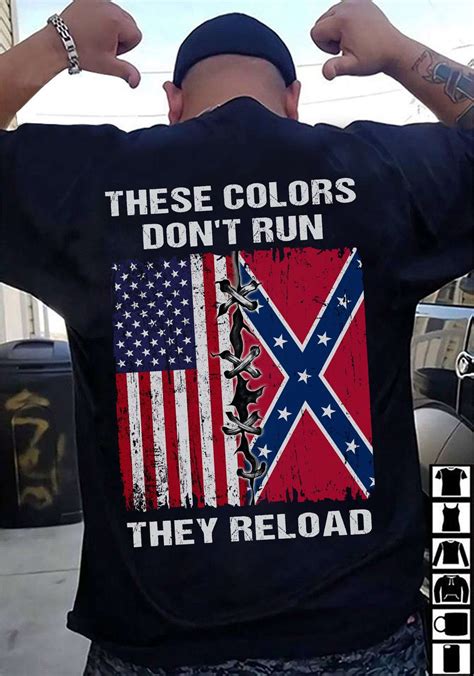 These Colors Dont Run They Reload America Flag Shirt Hoodie