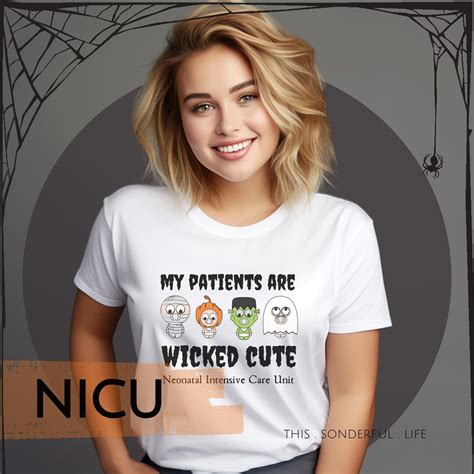 Nicu Halloween And Fall T Shirt Neonatal Intensive Care Unit Etsy