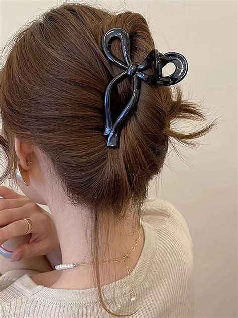 Garras De Cabelo Projeto De Arco Bow Hair Clips Hair Claw Bow Hairstyle