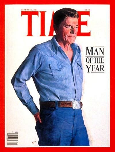 TIME Magazine Cover Ronald Reagan Man Of The Year Jan 5 1981