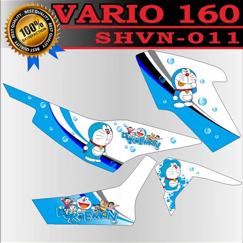 Honda Vario Stripping Honda Vario Doraemon Variation Sticker